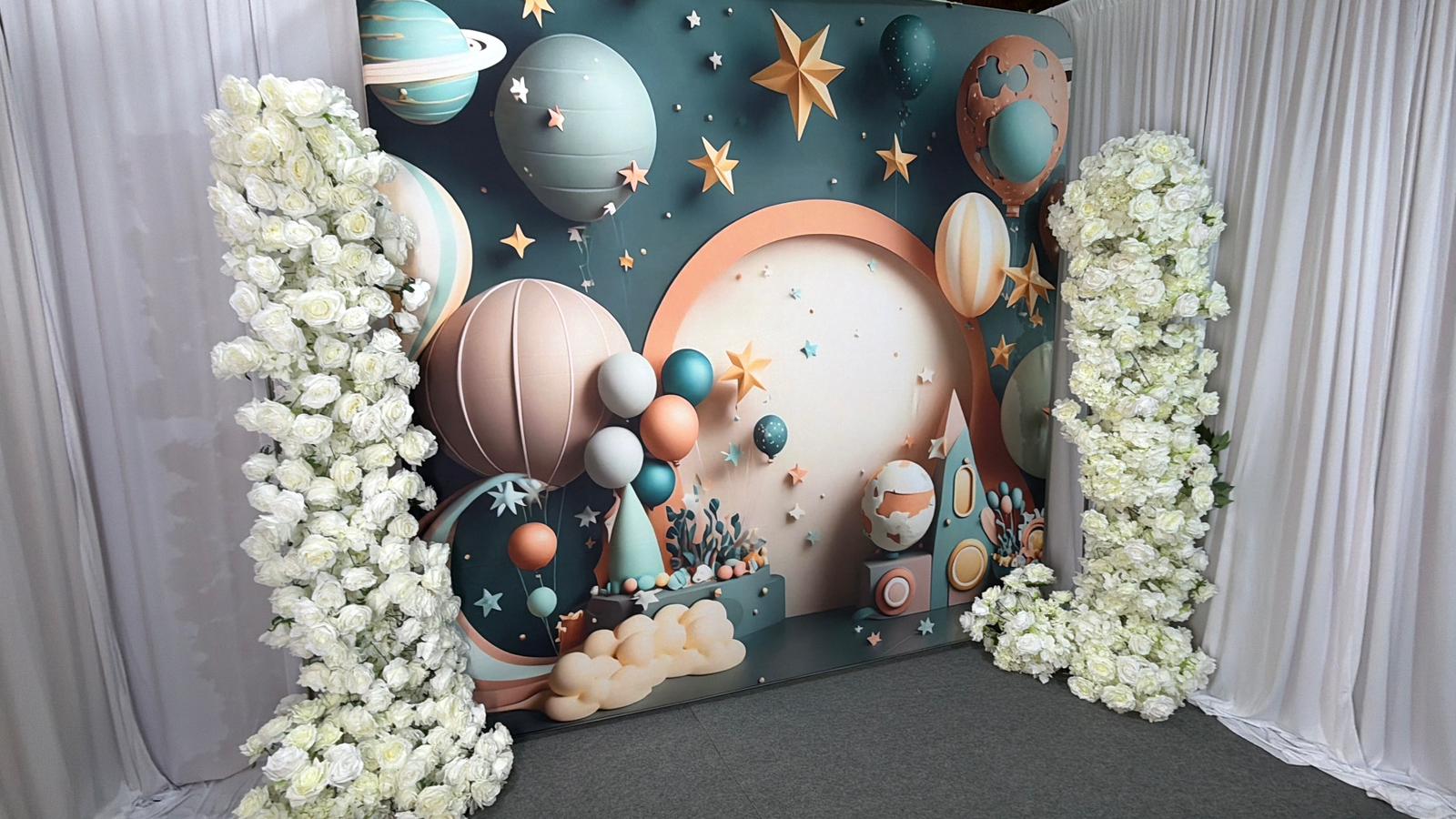 Décor espace galactique